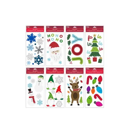Indoor Christmas Decor Multicolored Window Clings Multicolored Indoor Christmas Decor Multicolored Window Clings Multicolored