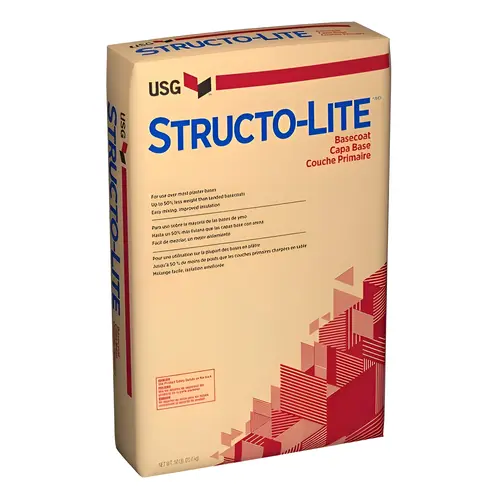 Basecoat Plaster STRUCTO-LITE White All Purpose 50 lb White