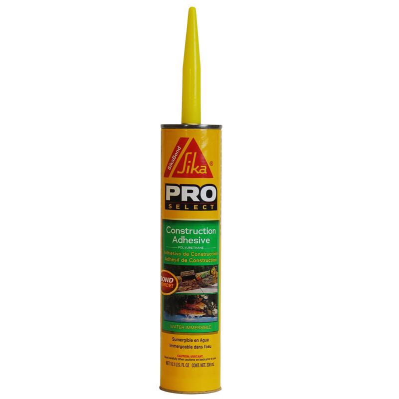 SIKA CORPORATION 106403 Pro Select 10 Oz. High Performance Construction Adhesive Gray