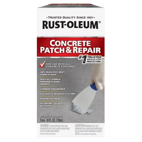 Concrete Patch and Repair Kit, Gray, 24 oz Box Concrete Patch and Repair Kit, Gray, 24 oz Box