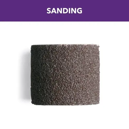 Sanding Band, 1/2 in Dia Drum, 1/8 in Dia Shank, 120 Grit, Coarse, Aluminum Oxide Abrasive - pack of 6 Sanding Band, 1/2 in Dia Drum, 1/8 in Dia Shank, 120 Grit, Coarse, Aluminum Oxide Abrasive - pack of 6