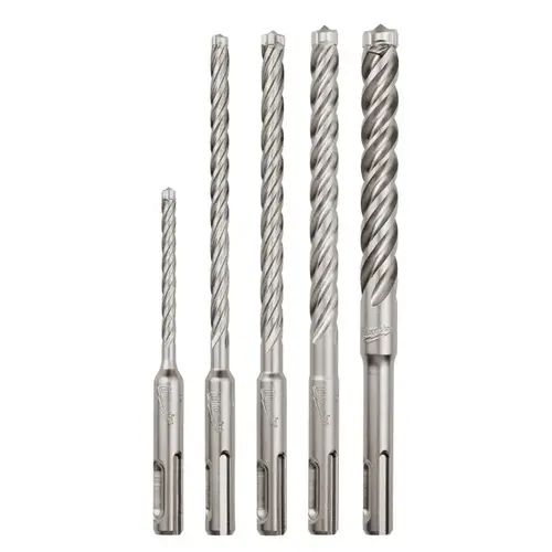 Rotary Hammer Drill Bit Set MX4 Carbide Tipped Coated Rotary Hammer Drill Bit Set MX4 Carbide Tipped Coated