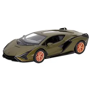 MTI 09575-XCP60 Pullback & Go Diecast Vehicle Metal Black/Orange Black/Orange - pack of 60