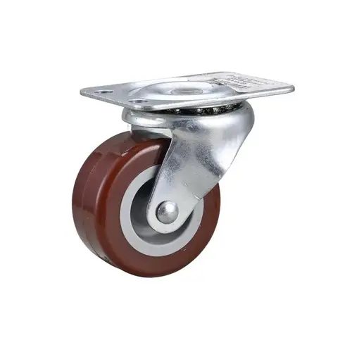 Caster 2" D Swivel Hard Rubber 125 lb Silver Caster 2" D Swivel Hard Rubber 125 lb Silver