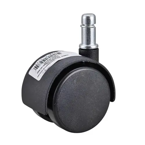 Twin Caster 2" D Swivel Plastic 75 lb Black/Silver Twin Caster 2" D Swivel Plastic 75 lb Black/Silver