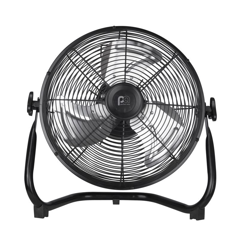 Perfect Aire 2PAFHV12 High Velocity Floor Fan 16.5" H X 12" D 3 speed Black