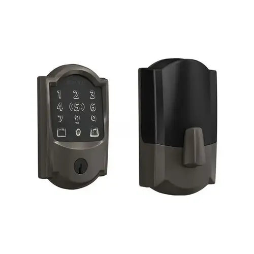 Camelot Encode Plus Smart Wifi Deadbolt with 12351 Latch and 10116 Strike Black Stainless Finish Camelot Encode Plus Smart Wifi Deadbolt with 12351 Latch and 10116 Strike Black Stainless Finish