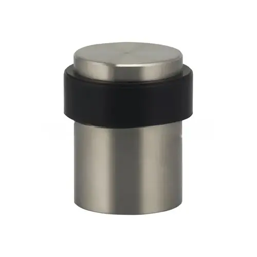 1" x 1-3/8" Modern Floor Stop Satin Stainless Steel Finish