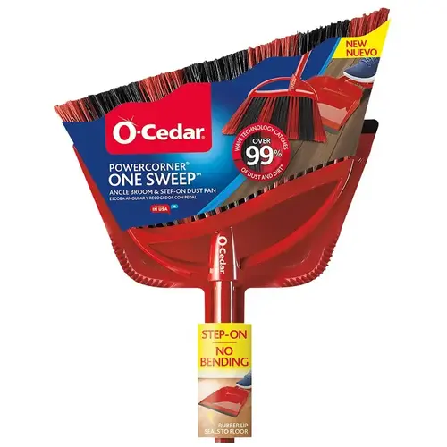 BROOM ANGLE W/DUST PAN LARGE