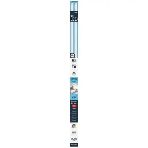 TUBE LT LED T8 DL 5K 18W 4FT Pair White TUBE LT LED T8 DL 5K 18W 4FT Pair White