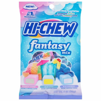 Hi-Chew 55200-XCP6 Chewy Candy Blue Hawaii/Blue Raspberry/Rainbow