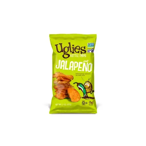 Jalapeno Kettle Chips, 2 oz. Jalapeno Kettle Chips, 2 oz.