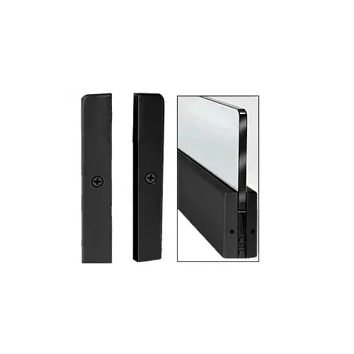 Matte Black 4" Split Square End Cap Matte Black 4" Split Square End Cap