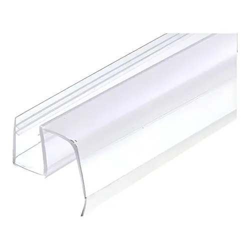 Shower Door Sliding Seal With Drip Rail-3/8" 95" Length 40" Stock Length