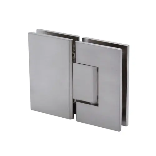180 degree Glass to Glass Hinge Polished Nickel 180 degree Glass to Glass Hinge Polished Nickel