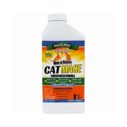 Cat Mace Repellant, All Natural, 40 oz. Concentrate Makes 5 Gallons