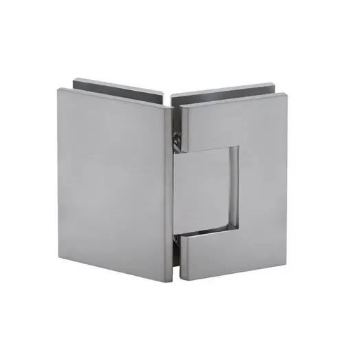 135 degree Glass to Glass Hinge Polished Nickel 135 degree Glass to Glass Hinge Polished Nickel