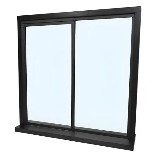 CRL D1038DUX03648 Florence Duranodic Bronze Factory Glazed "XO" Model with 1/4" Tempered Glass Pass-Thru Assembly 36" Width 48" Height Florence Duranodic Bronze Factory Glazed "XO" Model with 1/4" Tempered Glass Pass-Thru Assembly 36" Width 48" Height