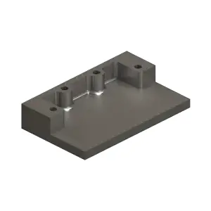 Hager 004933 297N BLK PACK OF 2EA