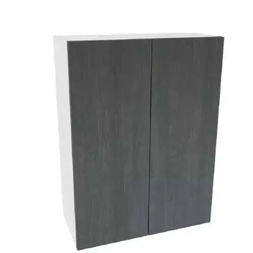 Quick Assemble Modern Style, Carbon Marine 24 x 42 " Wall Kitchen Cabinet (24 " W x 12 D x 42 " H)