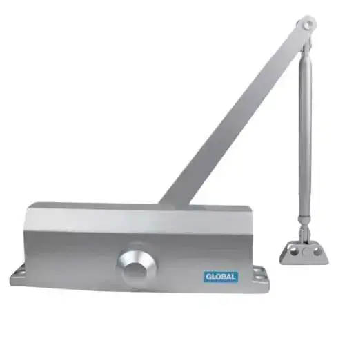 Commercial Grade 3 Door Closer with Parallel Arm Bracket in Aluminum - Size 3