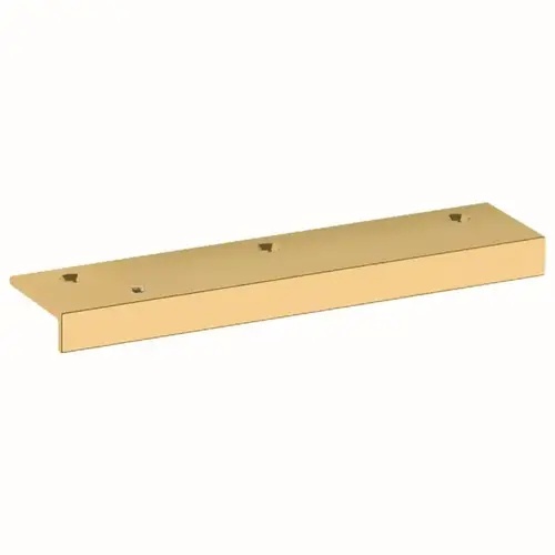 4" Edge Pull Unlacquered Brass Finish 4" Edge Pull Unlacquered Brass Finish