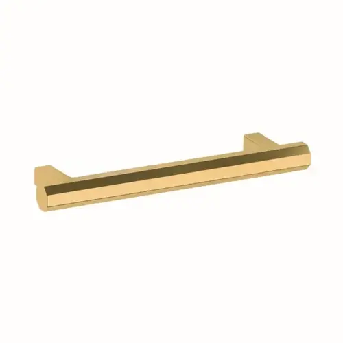 4" Center to Center Octagonal Pull Unlacquered Brass Finish 4" Center to Center Octagonal Pull Unlacquered Brass Finish
