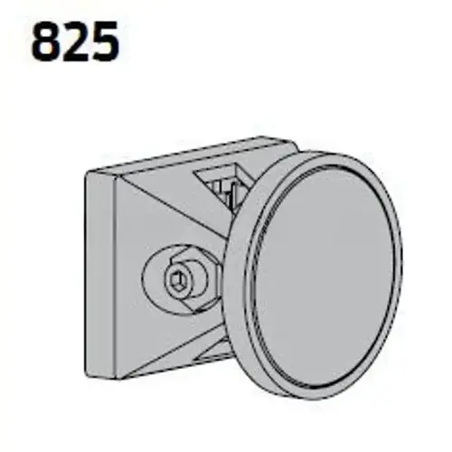 Door Armature for SEM7840 689 Aluminum Finish