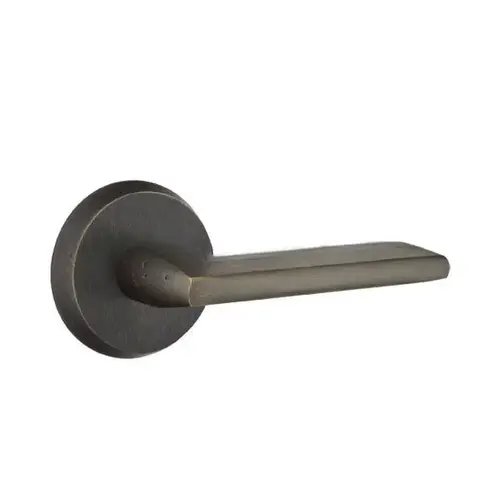 Lariat Lever Dummy Pair with Style # 2 Rose for 1-3/8" to 2" Door Medium Bronze Finish Lariat Lever Dummy Pair with Style # 2 Rose for 1-3/8" to 2" Door Medium Bronze Finish