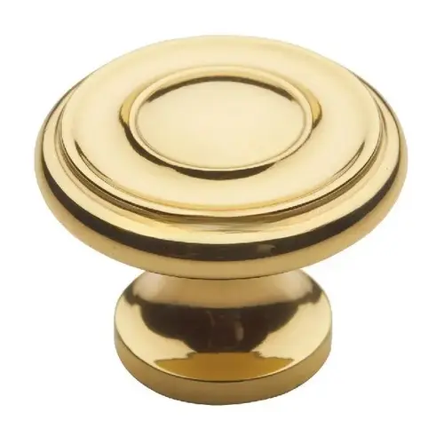 1-1/4" Dominion Cabinet Knob Lifetime Brass Finish 1-1/4" Dominion Cabinet Knob Lifetime Brass Finish