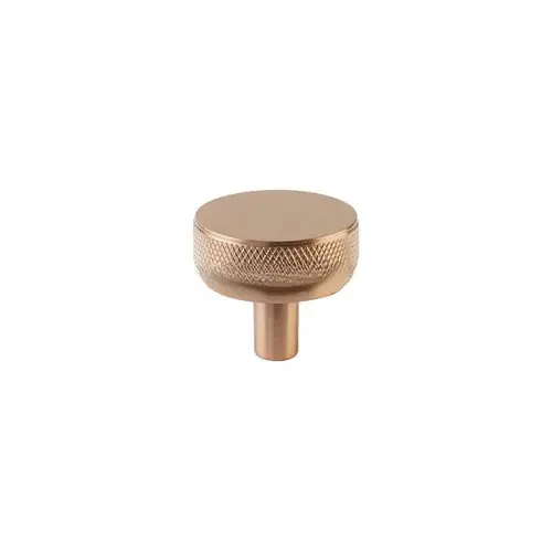 Conical Stem Knurled Knob 1-1/4" Select Cabinet Knob Satin Copper Finish Conical Stem Knurled Knob 1-1/4" Select Cabinet Knob Satin Copper Finish