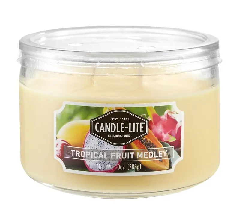 Candle Lite CANDLE TROP FRUIT MEDLEY 10OZ - pack of 4 1879099-XCP4 Candle Lite CANDLE TROP FRUIT MEDLEY 10OZ - pack of 4 1879099-XCP4