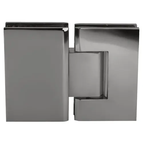 Chrome International Series 180 degree Glass-to-Glass Square Corner Hinge Chrome International Series 180 degree Glass-to-Glass Square Corner Hinge