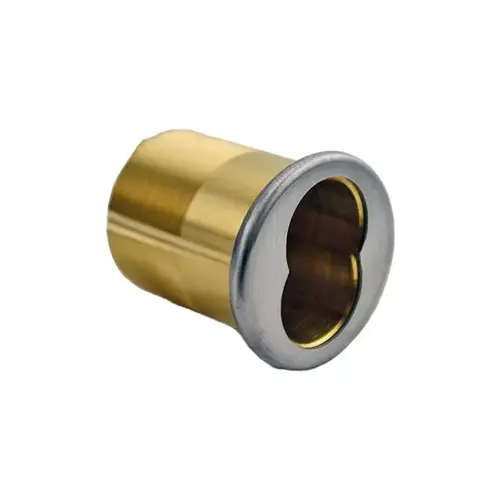 1-1/2" Housing Only for 2196 6 Pin Mortise Cylinder with Collar US26D (626) Satin Chrome Finish 1-1/2" Housing Only for 2196 6 Pin Mortise Cylinder with Collar US26D (626) Satin Chrome Finish