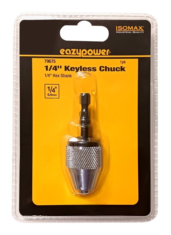 EAZYPOWER 79675 1/4 In. Hex-Shank Keyless Chuck Buy Now