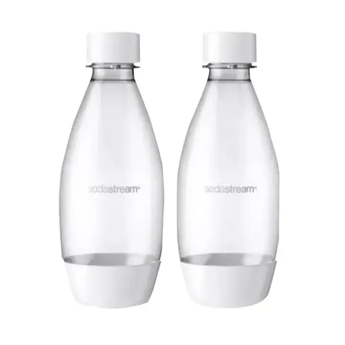 BOTTLE CARBONATOR BLACK 0.5L - Pair White BOTTLE CARBONATOR BLACK 0.5L - Pair White