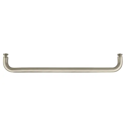 Brushed Nickel 18" BM Series Single-Sided Towel Bar Without Metal Washers