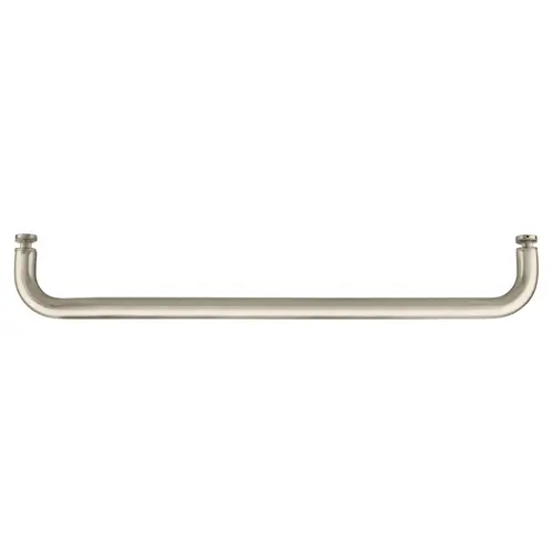 Brushed Nickel 20" BM Series Single-Sided Towel Bar Without Metal Washers