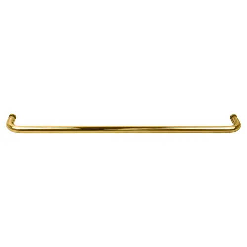 Polished Brass 24" BM Series Single-Sided Towel Bar Without Metal Washers Polished Brass 24" BM Series Single-Sided Towel Bar Without Metal Washers