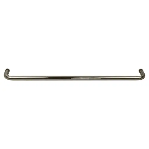Polished Nickel 24" BM Series Single-Sided Towel Bar Without Metal Washers Polished Nickel 24" BM Series Single-Sided Towel Bar Without Metal Washers