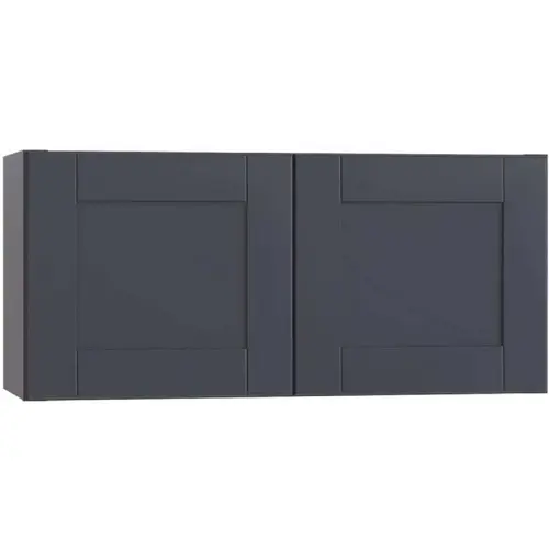 Richmond Shaker Rta Wall Cabinet Double, Valencia Blue, 24"x12"x12" Richmond Shaker Rta Wall Cabinet Double, Valencia Blue, 24"x12"x12"
