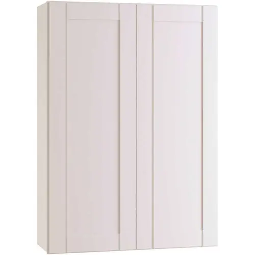 Richmond Shaker Rta Wall Cabinet, Double, Verona White, 30"x42"x12" Richmond Shaker Rta Wall Cabinet, Double, Verona White, 30"x42"x12"