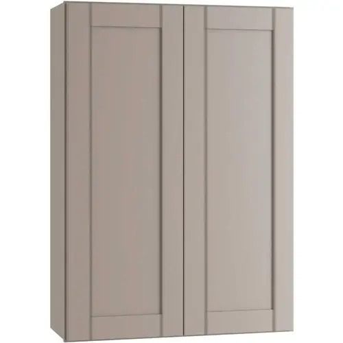 Richmond Shaker Rta Wall Cabinet Double, Vesuvius Gray, 30"x36"x12"