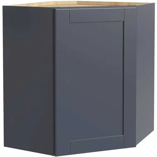 Richmond Shaker Corner Kitchen Cabinet, Valencia Blue, 24"x30"x12" Richmond Shaker Corner Kitchen Cabinet, Valencia Blue, 24"x30"x12"