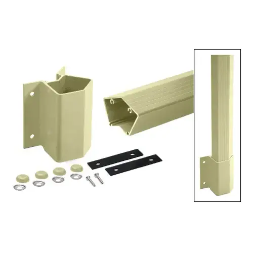 42" Pre-Treated Aluminum Outside 135 Degree Fascia Mount Post Kit for 200, 300, 350, and 400 Series Rails 42" Pre-Treated Aluminum Outside 135 Degree Fascia Mount Post Kit for 200, 300, 350, and 400 Series Rails