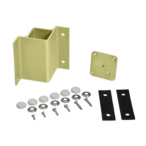 Pre-Treated Aluminum Inside 90 Degree Fascia Mount Bracket Pre-Treated Aluminum Inside 90 Degree Fascia Mount Bracket