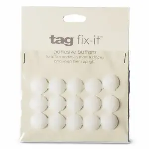 TAG - OLLY OLLY GROUP LLC 010014 Adhesive Candle Buttons, Holds Candle in Place, 15-Pk.