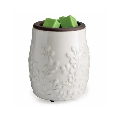 Mason Jar Plug-In Fragrance Warmer with Silicone Dish, Willow Design