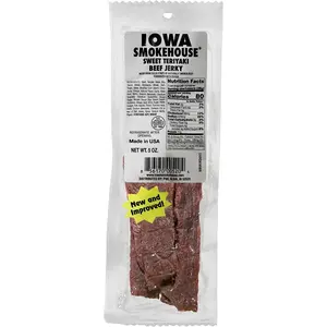 IOWA SMOKEHOUSE/PREFERRED WHOLESALE IS-5JST JERKY BEEF SWEET TERIYAKI 5OZ