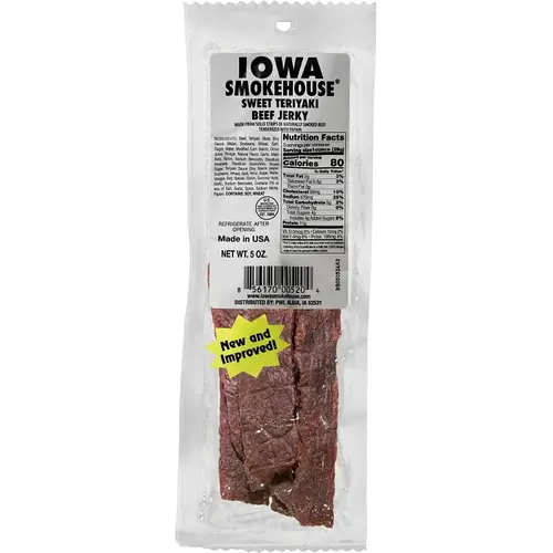 JERKY BEEF SWEET TERIYAKI 5OZ JERKY BEEF SWEET TERIYAKI 5OZ